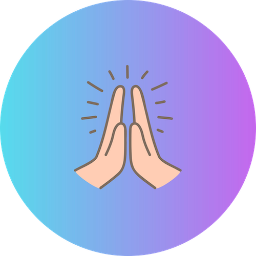 Malachi Daily Logo | shows hands praying