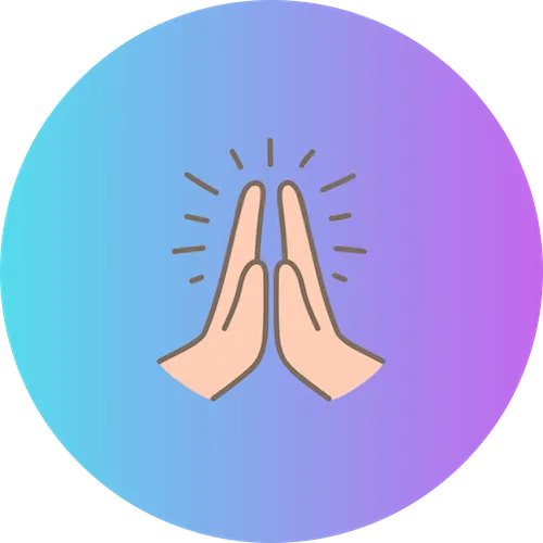 Malachi Daily Logo | shows hands praying